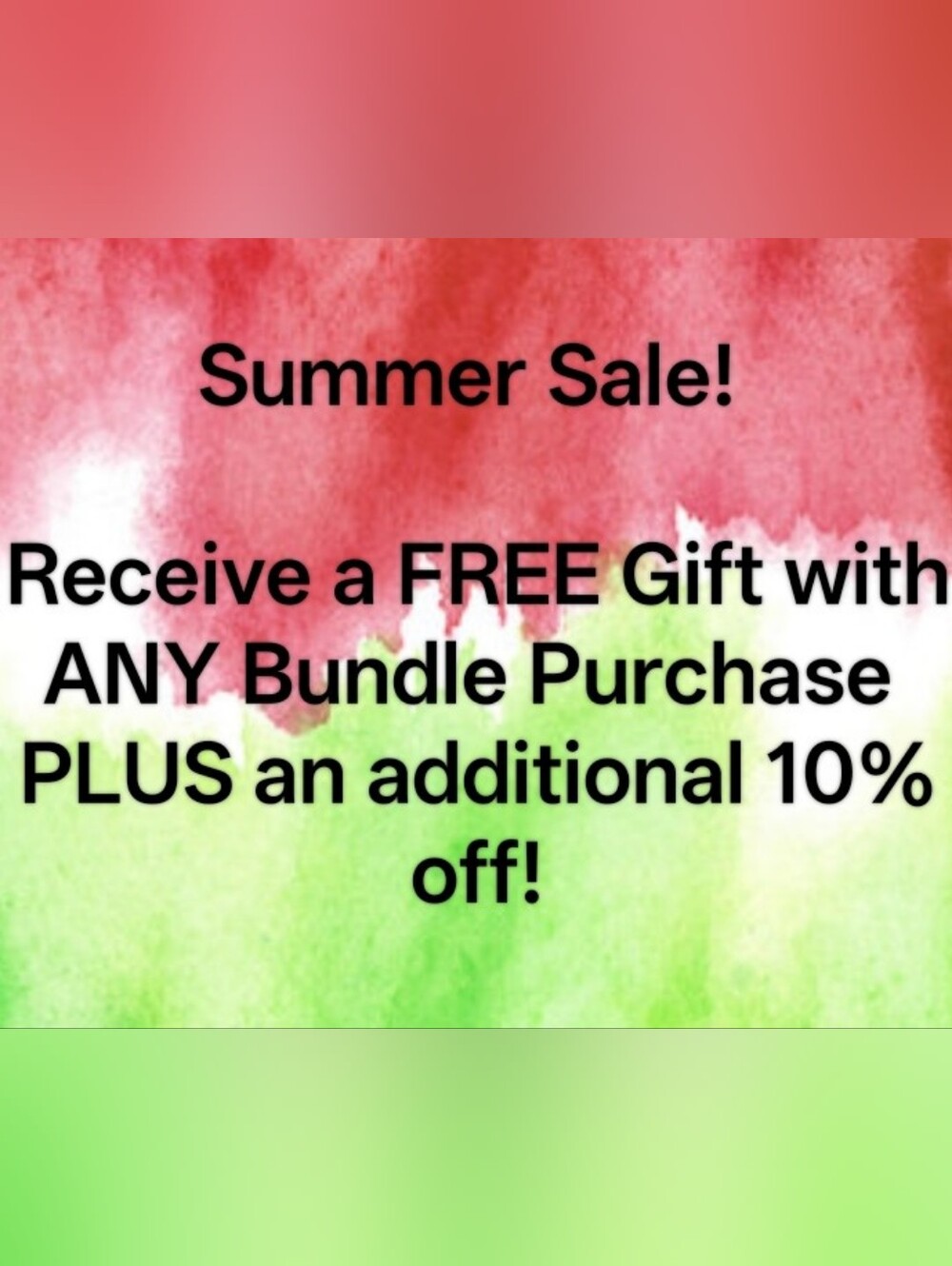 New Products! GIFT WITH BUNDLE PURCHASE